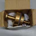 Welsa Suction Cup Hooks for Shower - 2 Pack, Gold - Stainless Steel, Strong Suction, No Drill, Removable Hanger, Tile Bathroom Kitchen Wall, Glass Door, Mirror Hook Hanging Robe, Towel Holder