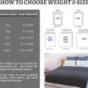 Weighted Blanket 12lbs Queen Size Dark Grey 60"x80" Weighted Blankets for Adults Heavy Blanket are Comfortable and Cozy