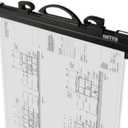 Hang-A-Plan, 18 Inch Quickfile Hanging Clamp, Black, Holds up to 150 Plans, Single Clamp