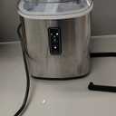 EUHOMY Ice Maker Countertop, 9 Cubes Ready in 6 Mins, 26lbs/24H, Self-Cleaning, Portable Ice Maker Machine with Carry Handle, Basket and Scoop, 2 Sizes of Bullet Ice for Home, Kitchen, Office