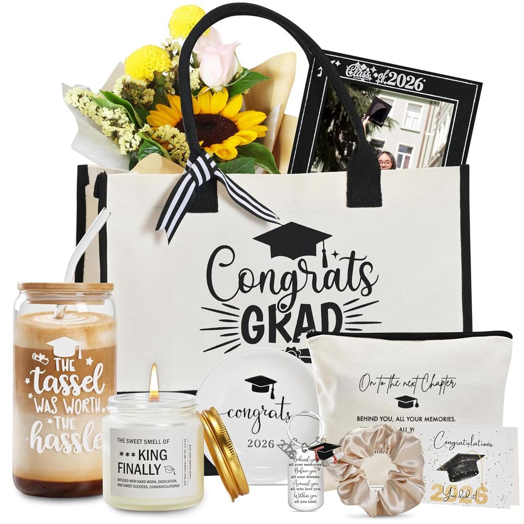 2026 Graduation Gifts Set for Her, College High School Graduation Gifts The Tassel Was Worth The Hassle, Class of 2026 Graduate Gifts Set for Her Daughter, Sister, Best Friend, Women
