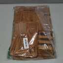 Astercook Deep-Carbonized Bamboo Cutting Boards for Kitchen with Wood Storage Stand, Reversible Charcuterie & Chopping Boards with Juice Grooves and Easy-Grip Handles, Knife-Friendly, Kitchen Gift