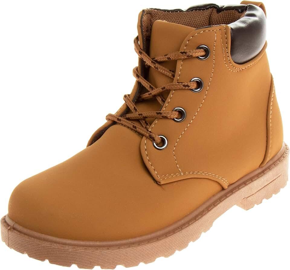 Kids Casual Boots, Brown, Size 6