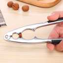 Cabilock Nut Walnut Clip, Heavy Duty Zinc Alloy Nut Cracker Tool for All Nuts, Effortless Double Clamping Design for Pecans, Almonds, Hazelnuts and More