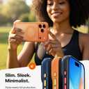 TORRAS Magnetic Shockproof for iPhone 17 Pro Case, Camera Control, Fit for MagSafe, Military-Grade Protection, Translucent Slim Case for iPhone 17 Pro Phone Case Anti-Fingerprint, Cosmic Orange
