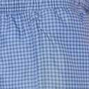 Amazon Essentials Mens 9" Swim Trunks with Mesh Lining, Pockets, Drawstring Closure (X-Small, Blue Geometric Print)