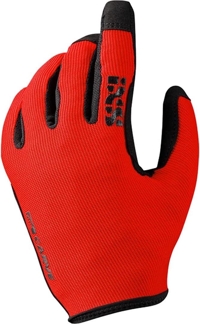 IXS Unisex Ergonomic Preformed Slip-On Touch-Screen Carve Cycling Gloves (Medium, Flou Red) IXS Unisex Ergonomic Preformed Slip-On Touch-Screen Carve Cycling Gloves (Medium, Flou Red)