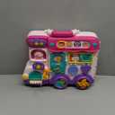 54-in-1 English & Spanish Musical Busy Board Montessori Toys, Early Educational Montessori Toy for 1 2 Year Old Girl, Bilingual Learning Toy Gifts for 1+ Year Old Girl (Pink)