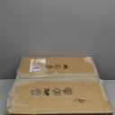 20" Caged Ceiling Fans with Lights and Remote, Bladeless Ceiling Fan 6 Speed Reversible with 4 Bulbs and Remote Control, Flush Mount Caged Ceiling Fan for Bedroom, Living Room, (Include Bulbs)