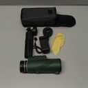 Monocular-Telescope 80x100 High Powered Monoculars High Definition for Adults High Powered with HD BAK4 Prism Smartphone Adapter Telescope Hunting Wildlife Bird Watching Travel Camping Hiking-Green