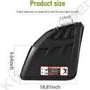 AUC11996 Discharge Chute Kit Compatible with John Deere D 100 105 110 120 130 140, E 100 110 120, X 126 166, Z 225 245, LA 115 125 135, for 42" 48" Lawn Tractors GY22100, GY20443, GY21901, GY22029