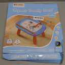 Kikidex Magnetic Drawing Board, Toddler Girl Toys for 1-2 Year Old, Doodle Board Pad Learning and Educational Toys for 1 2 3 Year Old Baby Kids Birthday Gift(Light Blue)