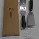 Small Metal Spatula for Kitchen Use, Mini Serving Turning Flipping Spatulas Set, 2 Pieces Stainless Steel Spatula for Cake Brownies Cookies Pie Pancakes Eggs, Cut Serve Turner for Cooking Baking