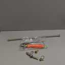 29 Inch Replacement Sprayer Wand,1/4" & 3/8" Brass Barb Sprayer Wand Adjustable Stainless Steel Sprayer Wand with Hose Quick Connector and Clamp for Most Sprayer Hoses