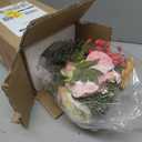 Nearly Natural Mini Artificial Peony Floral Arrangement, Faux Flowers for Table Shelf Decor, Assorted Colors