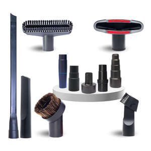 Replacement Vacuum Attachments & Brushes plus Universal Adapter Kit Compatible with Shop Vacs 21/4'' 17/8'' 13/8'' 11/4 Inch Flexible Vacuum Crevice Attachment Tool for Shop Vac Accessories