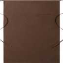 Bistro Waist Apron with Dual Pockets  Adjustable Long Chef Apron for Kitchen, Restaurant & Caf (Rust)