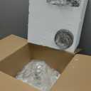 Extra Large 16" Vintage Farmhouse Pendant Light  Hand-Blown Clear Hammered Glass Shade, Adjustable Chain Hanging Light for Kitchen Island, Hallway, Dining Room, Chrome