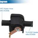 X AUTOHAUX HVAC Heater Control Valve for Toyota Tacoma Base, SR5 2.4 2.7 3.4 1995-2000 No.87240-04020/8724004020