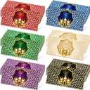 Zhanmai 24 Pcs Eid Mubarak Money Envelopes 7 x 3.15 Inch Ramadan Cash Gift Card Holders Eid Gold Foil Greetings Pockets for Eid Holiday Party Supplies Celebrations Decorations (Horizontal)