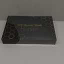 Yahi Red Light Therapy Mask for Face & Neck, 7-in-1 LED Light Therapy Mask with 850nm NIR, Lightweight Portable for Home & Travel, Rechargeable for Anti-Aging, Skin Firming & Revitalizing Glow, White