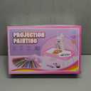 Drawing Projector for Kids with Art Supplies - Includes Drawing Board, Crayons & Coloring Book - Unicorns-Themed Art & Craft Toy for Girls Ages 3-5 Year Old