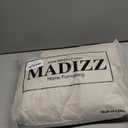 MADIZZ Pack of 2 Thick Plush Faux Wool Throw Pillow Covers Soft Boho Throw Pillows Luxurious Cushion Covers for Couch Sofa Bedroom Living Room Home Decor Euro Sham 26x26 Inch Cream