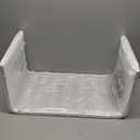 Acrylic Step Stool, Clear Foot Stool for Bathroom, Bedroom, Kitchen, Flower Pot Stool Holds Up to 250lbs