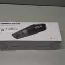 Handheld Vacuum Cordless Portable Car Vacuum with LED Light, High Power Suction, 3 in 1, Lightweight Rechargeable Hand Vacuum, Hand Held Vacuum Cleaner for Car Home Office, Pet Hair, Black