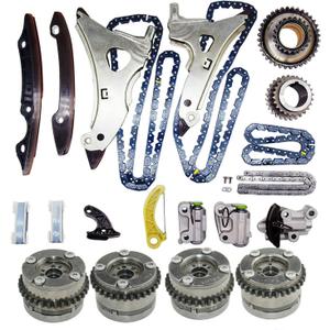 Timing Chain Kit with Camshaft Adjusters Applied for M276 Mercedes E350 GL450 E400 ML350 GLK350 3.0L 3.5L V6 Replace# 2780500305 2760502600 2760522116