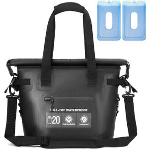 Vogano Leak-Proof Soft Cooler Bag,12H Cold Retention, 20 Can