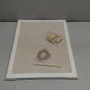 DOLLAR BOSS Bulletin Boards with Linen 1-Pack 16''X 12'' Double-Sided Cork Board for Walls Wood Framed Bulletin Boards, Small Pin Board for Home Kitchen Office Decorative Hanging 10 Pushpins (White)