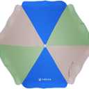 AMMSUN 5ft Seaside Beach Umbrella for Sand and Water Table - Kids Durable Umbrellas for children Beach Camping Garden Outdoor Play Shade