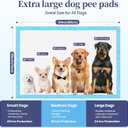 SCLOSE XL Dog Pee Pads 100 Count, 34"x28" Disposable Puppy Training Pads