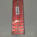 Thread Checker, 55 Nut and Bolt Thread Checker, Screw Size and Thread Identifier Gauge with 19 Standard & 17 Metric &19 Drill Bit Gauges, Bolt Size Finder for Quickly Identify Thread Sizes