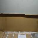 Twin Size Bed Frame with Charging Station and LED Lights High Headboard Platform Bed with Metal Slats No Box Spring Needed