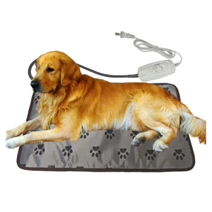Dog Heating Pad Waterproof Pet Heated Mat, Cat Heating pad, Puppy Heating pad for whelping Box Outdoor Dog House,Easy Clean, 17×18 inch