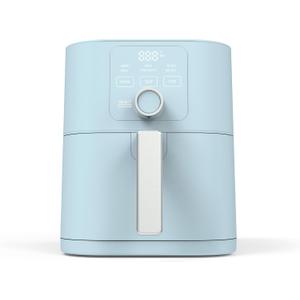 Martha Stewart 6-Quart Air Fryer, 6 Presets, Space Saving, Sky Blue, 6QT Air Fryer
