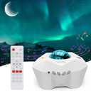 Cadrim Star Projector with Bluetooth Speaker and Remote, Northern Lights Aurora Projector with Moon and Star, Night Light Projector for Bedroom, Home Theater, Kids Adults Game Room and Parties