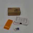 Kohree LED RV Exterior Porch Utility 320 Lumen Light with Switch 12V Replacment Light for RVs, Trailers, Campers, 5th Wheels., White Base, Included Clear and Amber Lenses Removable