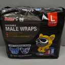 Dono Dog Diapers Male Disposable Male Dog Wraps, Wider Doggie Puppy Diapers, Male Belly Bands, Super Absorbent, Leak-Proof Fit, Excitable Urination, Incontinence, Large 48ct (Large (25-32inch))
