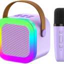 Kids Karaoke Microphone Machine Toy, 4-12 Years Old Girls Christmas Birthday Gift for Girls, Karaoke Toys Gifts for Girls Ages 4, 5, 6, 7, 8, 9, 10, 12 +Year Old Birthday Party. (Purple)