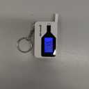 Breathalyzer, Keychain Breathalyzers for Alcohol Tester, Professional Alcohol Breathalyzer Tester for Personal Use (White)