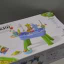 2026 Upgraded Water Table for Toddlers 1-3 - Outdoor Toys for Kids Ages 4-8 with Pump, Summer Outside Sensory Activity Pool Toys, Kitchen Play Sink Toy with Running Water, Fishing Toy, Pink