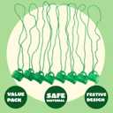 2 x JOYIN 12 PCS St Patrick's Green Mug Bead Necklaces for Women Men, for Mardi Gras, St. Patrick's Day, Costume Themed Party Games Favor Supplies