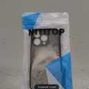 NITITOP Compatible with iPhone 11 Case Cute Aesthetic Floral Flower Vintage Rose Pattern Matte Clear Women Girl Full Camera Lens Slim Hard PC Shockproof Pritective Cover - Black