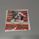 Border Collie Christmas Pop-Up Card 3D Holiday Greeting Card Featuring Adorable Border Collie Dog with Festive Reindeer Antlers, Perfect for Dog Lovers, Unique Card for Friends and Family