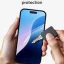 ZAGG Glass+ Screen Protector for iPhone 16 Pro  3X Stronger Tempered Glass with Reinforced Edges, Scratch & Smudge Resistant, InvisibleShield, Easy Installation