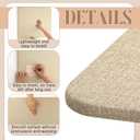 Hahafelt Linen Fabric Bulletin Board Pinboard, 36"x24", Brown