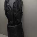 Oversized Camping Chair with Cup Holder & Carry Bag - 500lbs Heavy Duty Moon Saucer Chair for Outdoor, Lawn, Sports, Patio - Padded Folding Sofa Chair, Black & Gray